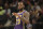 Los Angeles Lakers' LeBron James reacts during the second half of an NBA basketball game against the New York Knicks, Sunday, March 17, 2019, in New York. (AP Photo/Seth Wenig)