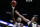 Xavier forward Tyrique Jones (0) shoots over Toledo center Luke Knapke (30) during the first half of a first round basketball game in the National Invitation Tournament, Wednesday, March 20, 2019, in Cincinnati. (AP Photo/Gary Landers)