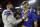 Los Angeles Rams quarterback Jared Goff, right, greets Dallas Cowboys quarterback Dak Prescott after their the Rams' win during an NFL divisional football playoff game Saturday, Jan. 12, 2019, in Los Angeles. (AP Photo/Jae C. Hong)