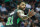 Boston Celtics guard Kyrie Irving reacts after a referee call while facing the Charlotte Hornets in the first half of an NBA basketball game Saturday, March 23, 2019, in Charlotte, N.C. (AP Photo/Jason E. Miczek)