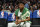 MILWAUKEE, WISCONSIN - MARCH 26:  Giannis Antetokounmpo #34 of the Milwaukee Bucks sits on the bench during a game against the Houston Rockets at Fiserv Forum on March 26, 2019 in Milwaukee, Wisconsin. NOTE TO USER: User expressly acknowledges and agrees that, by downloading and or using this photograph, User is consenting to the terms and conditions of the Getty Images License Agreement. (Photo by Stacy Revere/Getty Images)