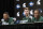 Michigan State's forward Nick Ward, left, guard Matt McQuaid, and guard Cassius Winston smile during a news conference at the NCAA men's college basketball tournament in Washington, Thursday, March 28, 2019. Michigan State plays LSU in an East Regional semifinal game on Friday. (AP Photo/Alex Brandon)