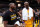 LOS ANGELES, CA - MARCH 10:  Kyrie Irving #2 of the Cleveland Cavaliers talks to Kobe Bryant #24 of the Los Angeles Lakers after the game at STAPLES Center on March 10, 2016 in Los Angeles, California. NOTE TO USER: User expressly acknowledges and agrees that, by downloading and/or using this Photograph, user is consenting to the terms and conditions of the Getty Images License Agreement. Mandatory Copyright Notice: Copyright 2016 NBAE (Photo by Andrew D. Bernstein/NBAE via Getty Images)