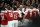 LONDON, ENGLAND - MARCH 14: Pierre-Emerick Aubameyang of Arsenal (obscurred) celebrates with Shkodran Mustafi and teammates after scoring his team's third goal during the UEFA Europa League Round of 16 Second Leg match between Arsenal and Stade Rennais at Emirates Stadium on March 14, 2019 in London, England. (Photo by Bryn Lennon/Getty Images)