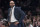 New York Knicks coach David Fizdale reacts during the second half of the team's NBA basketball game against the Utah Jazz, Wednesday, March 20, 2019, at Madison Square Garden in New York. The Jazz won 137-116. (AP Photo/Mary Altaffer)