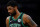 BOSTON, MASSACHUSETTS - APRIL 07: Kyrie Irving #11 of the Boston Celtics looks on during the second quarter of the game against the Orlando Magic at TD Garden on April 07, 2019 in Boston, Massachusetts. NOTE TO USER: User expressly acknowledges and agrees that, by downloading and or using this photograph, User is consenting to the terms and conditions of the Getty Images License Agreement. (Photo by Maddie Meyer/Getty Images)