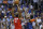 Houston Rockets guard James Harden (13) shoots as Oklahoma City Thunder forward Paul George, right, defends during the first half of an NBA basketball game Tuesday, April 9, 2019, in Oklahoma City. (AP Photo/Sue Ogrocki)