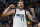 Dallas Mavericks forward Luka Doncic reacts after missing a foul shot late in the second half of the team's NBA basketball game against the Denver Nuggets on Thursday, March 14, 2019, in Denver. The Nuggets won 100-99. (AP Photo/David Zalubowski)