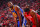 HOUSTON, TX - MAY 6:  Kevin Durant #35 of the Golden State Warriors and James Harden #13 of the Houston Rockets look on during Game Four of the Western Conference Semifinals of the 2019 NBA Playoffs on May 6, 2019 at the Toyota Center in Houston, Texas. NOTE TO USER: User expressly acknowledges and agrees that, by downloading and/or using this photograph, user is consenting to the terms and conditions of the Getty Images License Agreement. Mandatory Copyright Notice: Copyright 2019 NBAE (Photo by Bill Baptist/NBAE via Getty Images)