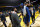 OAKLAND, CA - MARCH 5:  Kyrie Irving #11 of the Boston Celtics speaks with Kevin Durant #35 of the Golden State Warriors after the game on March 5, 2019 at ORACLE Arena in Oakland, California. NOTE TO USER: User expressly acknowledges and agrees that, by downloading and or using this photograph, user is consenting to the terms and conditions of Getty Images License Agreement. Mandatory Copyright Notice: Copyright 2019 NBAE (Photo by Noah Graham/NBAE via Getty Images)