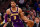 NEW YORK, NEW YORK - MARCH 17: Josh Hart #3 of the Los Angeles Lakers dribbles the ball during the first half of the game against the New York Knicks at Madison Square Garden on March 17, 2019 in New York City. NOTE TO USER: User expressly acknowledges and agrees that, by downloading and or using this photograph, User is consenting to the terms and conditions of the Getty Images License Agreement. (Photo by Sarah Stier/Getty Images)