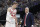 Chicago Bulls head coach Jim Boylen talks with Lauri Markkanen during the second half of an NBA basketball game against the Indiana Pacers, Tuesday, Dec. 4, 2018, in Indianapolis. Indiana won 96-90. (AP Photo/Darron Cummings)