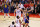 TORONTO, ONTARIO - JUNE 02:  Klay Thompson #11 of the Golden State Warriors attempts a shot against the Toronto Raptors in the first half during Game Two of the 2019 NBA Finals at Scotiabank Arena on June 02, 2019 in Toronto, Canada.  NOTE TO USER: User expressly acknowledges and agrees that, by downloading and or using this photograph, User is consenting to the terms and conditions of the Getty Images License Agreement. (Photo by Gregory Shamus/Getty Images)