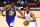 TORONTO, ONTARIO - JUNE 02:  Kawhi Leonard #2 of the Toronto Raptors is defended by Kevon Looney #5 of the Golden State Warriors in the first half during Game Two of the 2019 NBA Finals at Scotiabank Arena on June 02, 2019 in Toronto, Canada.  NOTE TO USER: User expressly acknowledges and agrees that, by downloading and or using this photograph, User is consenting to the terms and conditions of the Getty Images License Agreement. (Photo by Vaughn Ridley/Getty Images)