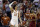 Texas forward Jaxson Hayes (10) celebrates after scoring against Iowa State during the first half of an NCAA college basketball game, Saturday, March 2, 2019, in Austin, Texas. (AP Photo/Eric Gay)