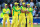 NOTTINGHAM, ENGLAND - JUNE 06: Nathan Coulter-Nile (C) of Australia, the man of the match, is congratulated by team mates after their victory during the Group Stage match of the ICC Cricket World Cup 2019 between Australia and the West Indies at Trent Bridge on June 06, 2019 in Nottingham, England. (Photo by David Rogers/Getty Images)