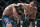 Tony Ferguson, right, punches Donald Cerrone, left, during their lightweight mixed martial arts bout at UFC 238, Saturday, June 8, 2019, in Chicago. (AP Photo/Kamil Krzaczynski)