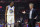 Golden State Warriors coach Steve Kerr, right, talks to forward Kevin Durant during the first half in Game 3 of the team's first-round NBA basketball playoff series against the Los Angeles Clippers on Thursday, April 18, 2019, in Los Angeles. (AP Photo/Mark J. Terrill)