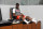 HOUSTON, TX - MAY 10: Clint Capela #15 of the Houston Rockets prepares prior to a game against the Golden State Warriors before Game Six of the Western Conference Semifinals of the 2019 NBA Playoffs on May 10, 2019 at the Toyota Center in Houston, Texas. NOTE TO USER: User expressly acknowledges and agrees that, by downloading and/or using this photograph, user is consenting to the terms and conditions of the Getty Images License Agreement. Mandatory Copyright Notice: Copyright 2019 NBAE (Photo by Bill Baptist/NBAE via Getty Images)
