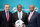 DAVIE, FL - FEBRUARY 04: Stephen Ross Chairman & Owner, Brian Flores Head Coach, Chris Grier General Manager of the Miami Dolphins poses for the media after announcing Brian Flores as their new Head Coach at Baptist Health Training Facility at Nova Southern University on February 4, 2019 in Davie, Florida. (Photo by Mark Brown/Getty Images)