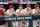 Omaha, NE - JUNE 28:  Arkansas Razorbacks players look on from the dugout after losing to the Oregon State Beavers and the National Championship at the College World Series Championship Series on June 28, 2018 at TD Ameritrade Park in Omaha, Nebraska.  (Photo by Peter Aiken/Getty Images)