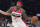 Washington Wizards guard Bradley Beal handles the ball during the first half of an NBA basketball game against the New York Knicks, Sunday, April 7, 2019, at Madison Square Garden in New York. (AP Photo/Mary Altaffer)