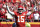 Kansas City Chiefs quarterback Patrick Mahomes (15) celebrates after his third touchdown pass of the game during the first half of an NFL football game against the San Francisco 49ers in Kansas City, Mo., Sunday, Sept. 23, 2018. Mahomes' touchdowns surpass Peyton Manning for the most pass touchdowns by a quarterback in his team's first three games of the season in NFL history. (AP Photo/Ed Zurga)
