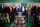 (L-R) Colombia's Davis Cup captain Pablo Gonzalez, Italy's Davis Cup captain Corrado Barazzutti, Belgium's Davis Cup captain Johan van Herck, Netherlands' Davis Cup captain Paul Haarhuis, Japan's Davis Cup captain Satoshi Iwabuchi, International Tennis Federation (ITF) president David Haggerty, Barcelona's Spanish defender and Kosmos president Gerard Pique, Kazakhstan's Davis Cup captain Dias Doskarayev, France's Davis Cup captain Sebastien Grosjean and Russia's Davis Cup captain Shamil Tarpischev pose with the trophy after the draw for the 2019 Davis Cup tennis finals in Madrid on February 14, 2019. (Photo by JAVIER SORIANO / AFP)        (Photo credit should read JAVIER SORIANO/AFP/Getty Images)