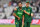 Pakistan's Wahab Riaz (L) celebrates with teammate Shaheen Shah Afridi after the dismissal of South Africa's Lungi Ngidi during the 2019 Cricket World Cup group stage match between Pakistan and South Africa at Lord's Cricket Ground  in London on June 23, 2019. (Photo by SAEED KHAN / AFP) / RESTRICTED TO EDITORIAL USE        (Photo credit should read SAEED KHAN/AFP/Getty Images)