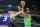 INDIANAPOLIS, INDIANA - JUNE 23: Greg Oden of the Aliens shoots over Chris Johnson of the Triplets during Week One of the BIG3 three on three basketball league at Bankers Life Fieldhouse on June 23, 2019 in Indianapolis, Indiana. (Photo by Andy Lyons/BIG3/Getty Images)