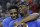 FILE - In this March 16, 2019, file photo, Duke's RJ Barrett, left, hugs Zion Williamson after Duke defeated Florida State in the NCAA college basketball championship game of the Atlantic Coast Conference tournament, in Charlotte, N.C. Barrett and Williamson are both possible first round picks at the NBA Draft on Thursday, June 20.  (AP Photo/Nell Redmond, File)