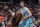 Cleveland Cavaliers' Jordan Clarkson (8) drives past Charlotte Hornets' Frank Kaminsky (44) in the first half of an NBA basketball game, Tuesday, April 9, 2019, in Cleveland. (AP Photo/Tony Dejak)