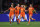 RENNES, FRANCE - JUNE 25: Lieke Martens of the Netherlands celebrates with teammates after scoring her team's second goal during the 2019 FIFA Women's World Cup France Round Of 16 match between Netherlands and Japan at Roazhon Park on June 25, 2019 in Rennes, France. (Photo by Alex Grimm/Getty Images)