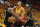 Houston Rockets' PJ Tucker (17) and Clint Capela (15) defend against Utah Jazz center Rudy Gobert (27) in the second half during an NBA basketball game Saturday, April 20, 2019, in Salt Lake City. (AP Photo/Rick Bowmer)