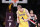 LOS ANGELES, CA - APRIL 9:  Alex Caruso #4 of the Los Angeles Lakers shows emotion against the Portland Trail Blazers on April 9, 2019 at STAPLES Center in Los Angeles, California. NOTE TO USER: User expressly acknowledges and agrees that, by downloading and/or using this Photograph, user is consenting to the terms and conditions of the Getty Images License Agreement. Mandatory Copyright Notice: Copyright 2019 NBAE (Photo by Chris Elise/NBAE via Getty Images)