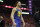 Golden State Warriors guard Klay Thompson celebrates the team's win over the Houston Rockets in Game 6 of a second-round NBA basketball playoff series Friday, May 10, 2019, in Houston. Golden State won 118-113, winning the series. (AP Photo/Eric Gay)