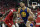 Golden State Warriors' Klay Thompson (11) drives past Houston Rockets' Iman Shumpert during the first half of Game 6 of a second-round NBA basketball playoff series Friday, May 10, 2019, in Houston. (AP Photo/Eric Gay)