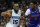 Charlotte Hornets guard Kemba Walker (15) drives against Detroit Pistons guard Langston Galloway (9) during the second half of an NBA basketball game Sunday, April 7, 2019, in Detroit. (AP Photo/Duane Burleson)