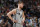 San Antonio Spurs forward Davis Bertans (42) in the second half of an NBA basketball game Wednesday, April 3, 2019, in Denver. The Nuggets won 113-85. (AP Photo/David Zalubowski)