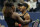 Serena Williams hugs Naomi Osaka, of Japan, after Osaka defeated Williams in the women's final of the U.S. Open tennis tournament, Saturday, Sept. 8, 2018, in New York. (AP Photo/Andres Kudacki)