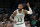 Boston Celtics forward Marcus Morris (13) celebrates a basket during the second half of an NBA basketball game against the Portland Trail Blazers, Wednesday, Feb. 27, 2019, in Boston. (AP Photo/Mary Schwalm)
