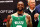 BOSTON, MASSACHUSETTS - JULY 17: Kemba Walker is introduced as a member of the Boston Celtics during a press conference at the Auerbach Center at New Balance World Headquarters on July 17, 2019 in Boston, Massachusetts. (Photo by Tim Bradbury/Getty Images)
