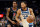 MINNEAPOLIS, MN - FEBRUARY 11: Derrick Rose #25 of the Minnesota Timberwolves drives to the basket against Lou Williams #23 of the Los Angeles Clippers during the game on February 11, 2019 at the Target Center in Minneapolis, Minnesota. NOTE TO USER: User expressly acknowledges and agrees that, by downloading and or using this Photograph, user is consenting to the terms and conditions of the Getty Images License Agreement. (Photo by Hannah Foslien/Getty Images)
