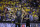 Golden State Warriors' Stephen Curry stands on the court during the second half of Game 6 of basketball's NBA Finals against the Toronto Raptors in Oakland, Calif., Thursday, June 13, 2019. (AP Photo/Ben Margot)