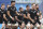 New Zealand's All Blacks players perform the Haka during a rugby championship match against Argentina's Los Pumas, in Buenos Aires, Argentina, Saturday, July 20, 2019. (AP Photo/Natacha Pisarenko)