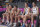 ADDS REASON WHY ARGENTINA IS OUT OF THE MEDAL ROUND - Argentina's players watch the women's basketball match against the Virgin Islands from the bench, at the Pan American Games in Lima, Peru, Thursday, Aug. 8, 2019. Argentina's women's basketball team had to forfeit its match against Colombia at the Pan American Games on Wednesday for wearing the wrong uniform color. Argentina won today’s match against the Virgin Islands but is out of the medal rounds because of the uniform blunder. (AP Photo/Martin Mejia)