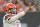 Cleveland Browns quarterback Baker Mayfield gives a signal during the first half of the team's NFL preseason football game against the Washington Redskins, Thursday, Aug. 8, 2019, in Cleveland. (AP Photo/David Richard)