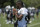 FILE - In this June 11, 2019, file photo, Oakland Raiders wide receiver Antonio Brown is shown during an NFL football minicamp in Alameda, Calif. The Raiders and their big personalities like Antonio Brown and Richie Incognito are ready to be stars on HBO's