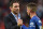 Chelsea's English head coach Frank Lampard (L) shakes hands with Chelsea's English midfielder Mason Mount (R) on the pitch at the final whistle in the English Premier League football match between Manchester United and Chelsea at Old Trafford in Manchester, north west England, on August 11, 2019. - Manchester United won the game 4-0. (Photo by Oli SCARFF / AFP) / RESTRICTED TO EDITORIAL USE. No use with unauthorized audio, video, data, fixture lists, club/league logos or 'live' services. Online in-match use limited to 120 images. An additional 40 images may be used in extra time. No video emulation. Social media in-match use limited to 120 images. An additional 40 images may be used in extra time. No use in betting publications, games or single club/league/player publications. /         (Photo credit should read OLI SCARFF/AFP/Getty Images)