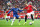 MANCHESTER, ENGLAND - AUGUST 11: Scott McTominay of Manchester United challenges for the ball with Ross Barkley of Chelsea during the Premier League match between Manchester United and Chelsea FC at Old Trafford on August 11, 2019 in Manchester, United Kingdom. (Photo by Julian Finney/Getty Images)